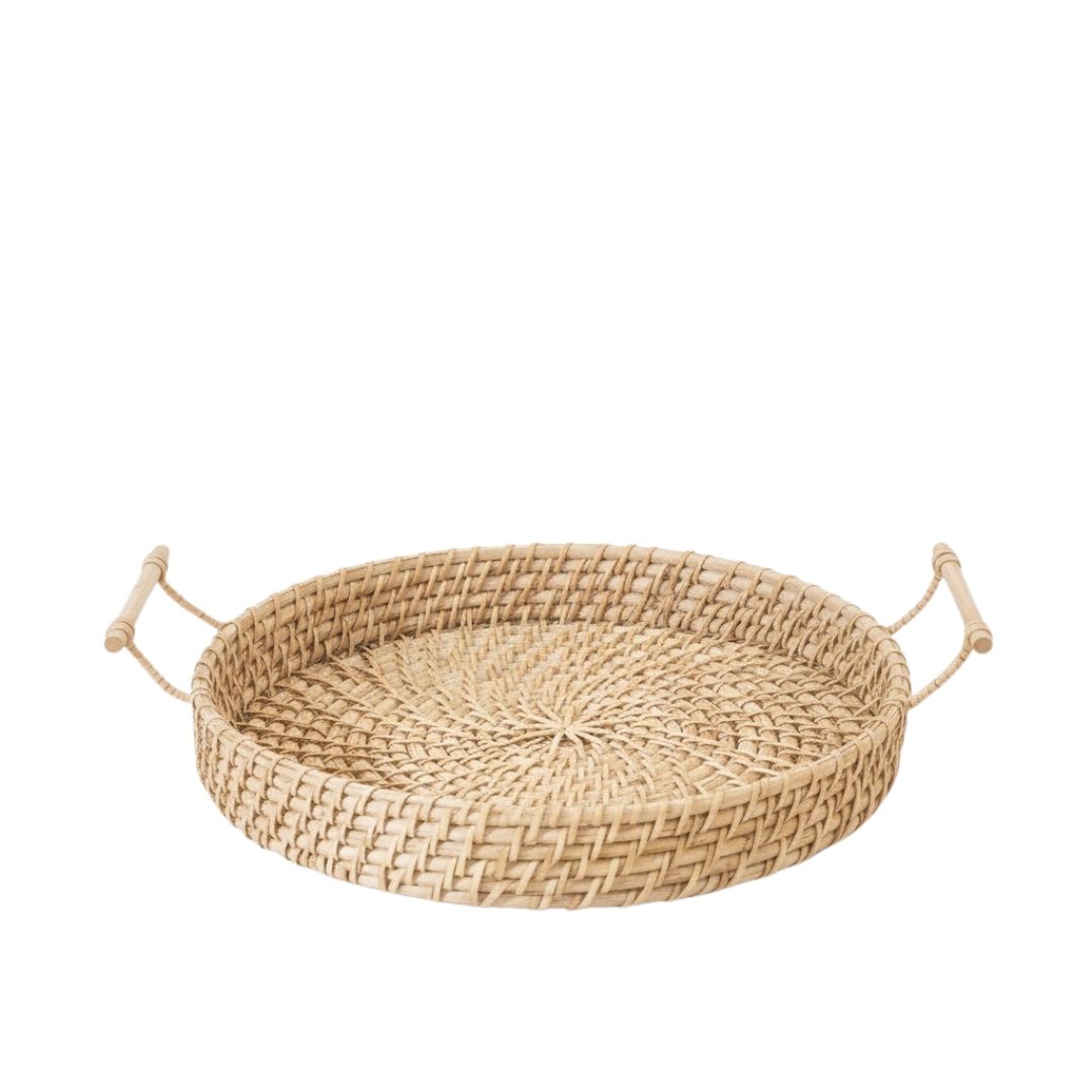 Sustainable Rattan Serving Tray